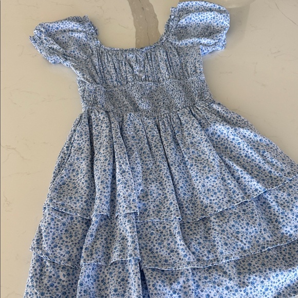 Hollister Blue Floral Casual Dress - Picture 1 of 3